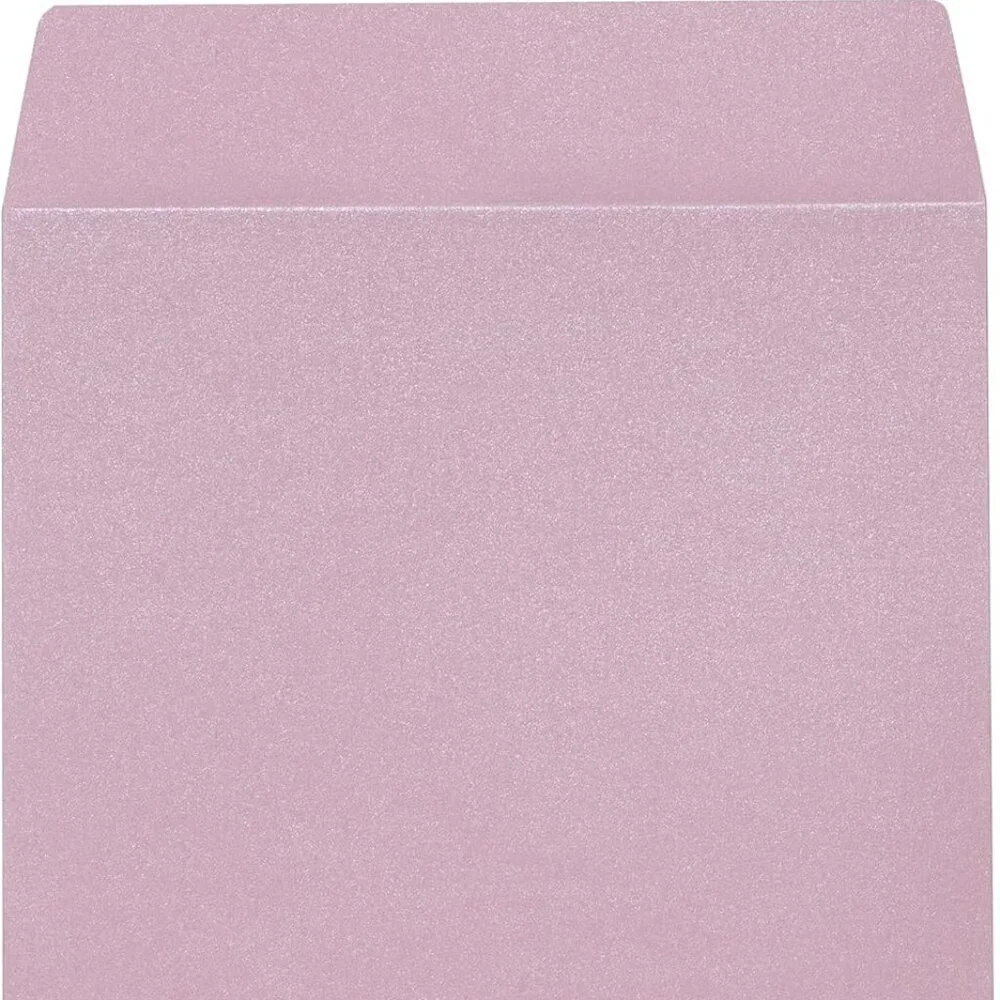 Quotidian Rosewater Self Seal Flat Pearlescent Paper Envelopes 50 ENVELOPES
